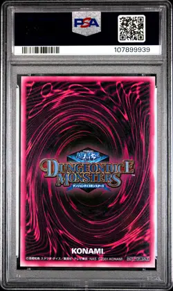 2001 YU-GI-OH! JPN PROMO DARK MAGICIAN GIRL PSA 9 - Image 2