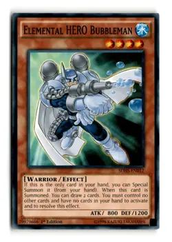 Elemental HERO Bubbleman - SDHS-EN012 1st Edition - YuGiOh-LP - Image 1