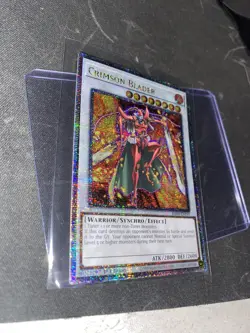 Crimson Blader RA04-EN161 Quarter Century Secret Rare NM Yugioh - Image 2