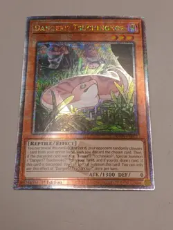 Danger!U TsuchinokoU 1st Edition Quarter Century Secret Rare RA04-EN027 Yu-Gi-Oh - Image 2