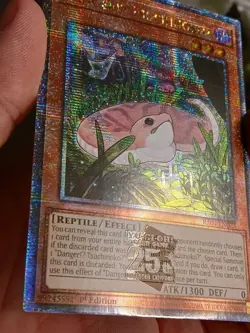 Danger!U TsuchinokoU 1st Edition Quarter Century Secret Rare RA04-EN027 Yu-Gi-Oh - Image 3