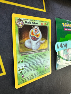 Pokemon Card Dark Arbok Team Rocket Unlimited Holo 2/82 335 💎NM💎 - Image 3