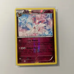 Pokemon Sylveon TCG Reverse Holo Rare Card 72/111 Furious Fists MP - Image 1