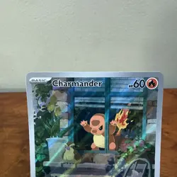 Pokemon Center Charmander Stamped Promo Card 044 (Has Whitening) - Image 2
