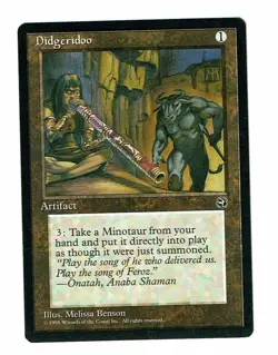 Mtg (NM) DIDGERIDOO Homelands Artifact Magic The Gathering WOTC VTG - Image 1