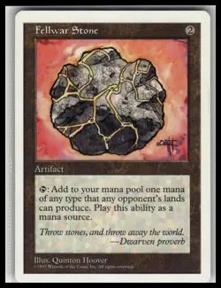 MTG Fifth Edition Fellwar Stone - Image 1