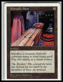 MTG Fifth Edition Ashnod's Altar - Image 1