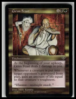 MTG Mirage Grim Feast - Image 1