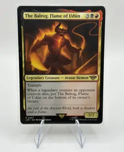 The Balrog, Flame of Udun - The Lord of the Rings (LTR) MTG Rare #297 | Regular - Image 3