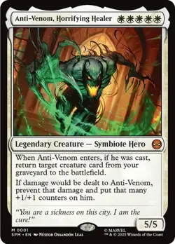 Anti-Venom, Horrifying Healer - NM/M - Spider-Man MTG - Image 1