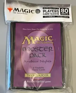 MTG Arabian Nights 80 Sleeves RETRO CORE Ensky Magic Gathering MTGS-304 New - Image 1