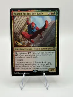 Scarlet Spider, Ben Reilly - Marvel's Spider-Man (SPM) MTG Rare #142 | Regular - Image 3