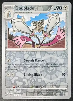 Doublade 133/182 2023 Pokemon Scarlet & Violet Paradox Rift Reverse Holo - Image 1