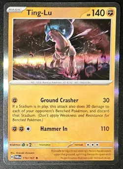 Ting-Lu 110/167 2024 Pokemon SV06 Twighlight Masquerade Holo Rare - Image 1