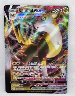 Boltund VMAX Ultra Rare Fusion Strike Holo #104/264 Pokemon Major Cut Error Rare - Image 2