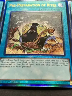 3x Pre-Preparation Of Rites | RA01 | Ultimate Rare | NM | 1st Ed | YuGiOh! - Image 4