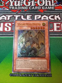 MP 1st Ed Strong Wind Dragon RGBT-EN003 Ultimate Rare Yugioh! (Tracked) - Image 1