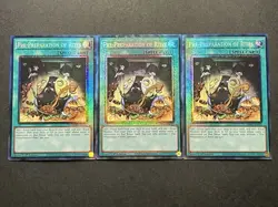 3x Pre-Preparation Of Rites | RA01 | Collectors Rare | NM | 1st Ed | YuGiOh! - Image 1
