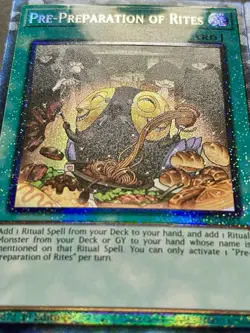 3x Pre-Preparation Of Rites | RA01 | Collectors Rare | NM | 1st Ed | YuGiOh! - Image 2