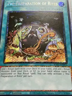 3x Pre-Preparation Of Rites | RA01 Platinum Secret Rare | NM | 1st Ed | YuGiOh! - Image 3