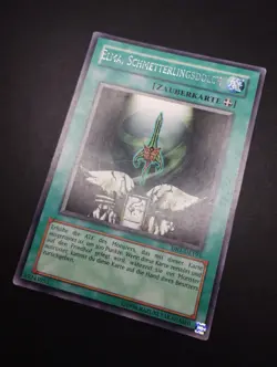 YUGIOH 2005 | BUTTERFLY DAGGER - ELMA | DR1-DE194 | GERMAN | RARE | VG-EX (MP) - Image 3