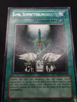 YUGIOH 2005 | BUTTERFLY DAGGER - ELMA | DR1-DE194 | GERMAN | RARE | VG-EX (MP) - Image 5