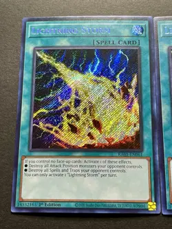 3x Lightning Storm | RA01-EN061 | Secret Rares | NM | 1st Edition | YuGiOh! - Image 3