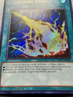 3x Lightning Storm | RA01-EN061 | Secret Rares | NM | 1st Edition | YuGiOh! - Image 4