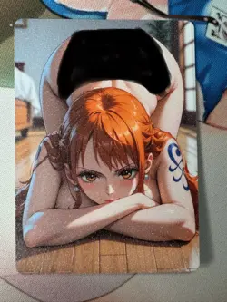 (NSFW) Nami One Piece Goddess Story Waifu Anime Custom Card - Image 2