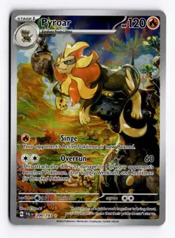 Pyroar 200/193 Illustration Rare Holo - Paldea Evolved Pokemon Card - NM/M - Image 1