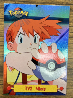 1999 Topps Pokemon #TV3 Misty Character Cards Series Foil Blue Label - Image 1