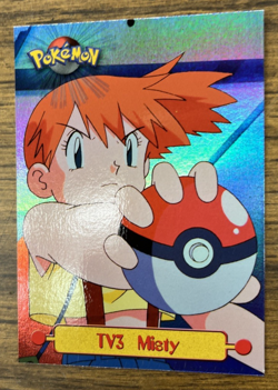 1999 Topps Pokemon #TV3 Misty Character Cards Series Foil Blue Label - Image 2