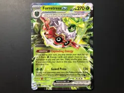 Forretress EX [NM] - Pokemon Card Game (Paldean Fates #005/193) Double Rare - Image 1