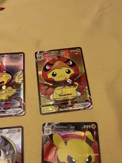 6 Pikachu Pokemon Card Holo GX VSTAR VMAX GX EX Cosplay Art - Image 4