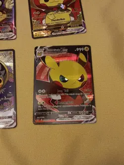 6 Pikachu Pokemon Card Holo GX VSTAR VMAX GX EX Cosplay Art - Image 5