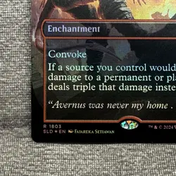 City on Fire - Secret Lair Drop Series (SLD) #1803 NM Borderless Rainbow Foil - Image 4