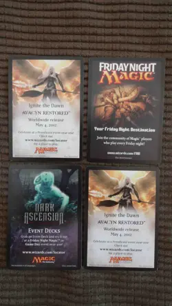 Magic: the Gathering / MtG Vampire Token (1/1, Lifelink) x4 Dark Ascension - Image 2