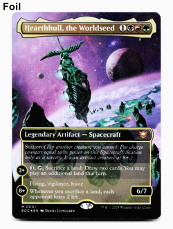 Hearthhull, the Worldseed (Borderless Foil) [Commander: Edge of Eternities] MTG - Image 3