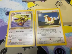 Pokemon TCG 1st Edition Pidgeot 24/64 Jungle Non Holo LP + Pidgey 57/102 LP - Image 3