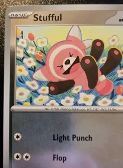 Stufful 111/132 Reverse Holo Common Mega Evolution Pokemon TCG - Image 2
