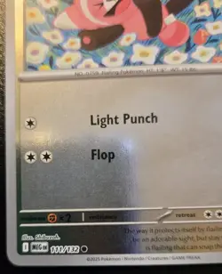 Stufful 111/132 Reverse Holo Common Mega Evolution Pokemon TCG - Image 4