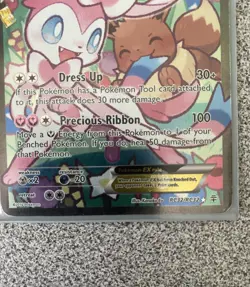 Pokemon SYLVEON EX RC32-32 Holo Generations Set Radiant Collection PACK FRESH NM - Image 3