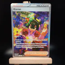 Pokemon TCG Kieran Twilight Masquerade 218/167 Special Illustration Rare - Image 1