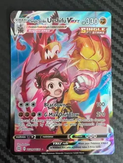 Pokemon TCG Single Strike Urshifu VMAX Brilliant Stars TG19/TG30 NM - Image 1