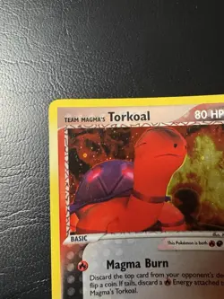 Team Magma's Torkoal 12/95 Team Magma Vs Team Aqua Reverse Holo Rare Pokemon TCG - Image 4