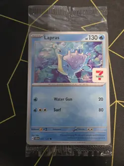 [SEALED] Lapras (7-Eleven Promo) 031/142 - Pokemon TCG - 7/11 Exclusive Promo - Image 1