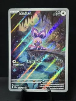 Pokemon Noibat 169/159 Illustration Rare Full Art Journey Together Near Mint - Image 1
