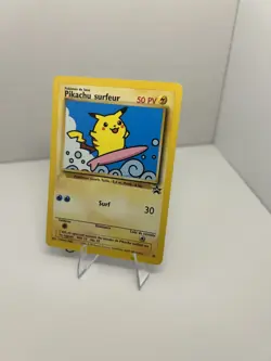 Pokemon French Flying Surfing Pikachu Black Star Promo #28 #26 #27 lot - Image 5