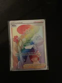 Pokemon TCG Milo Rebel Clash 201/192 Holo Secret Rare - Image 1