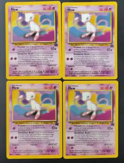 Mew #8, Black Star Promo, 2000 Vintage Pokemon TCG, Near Mint - Image 2